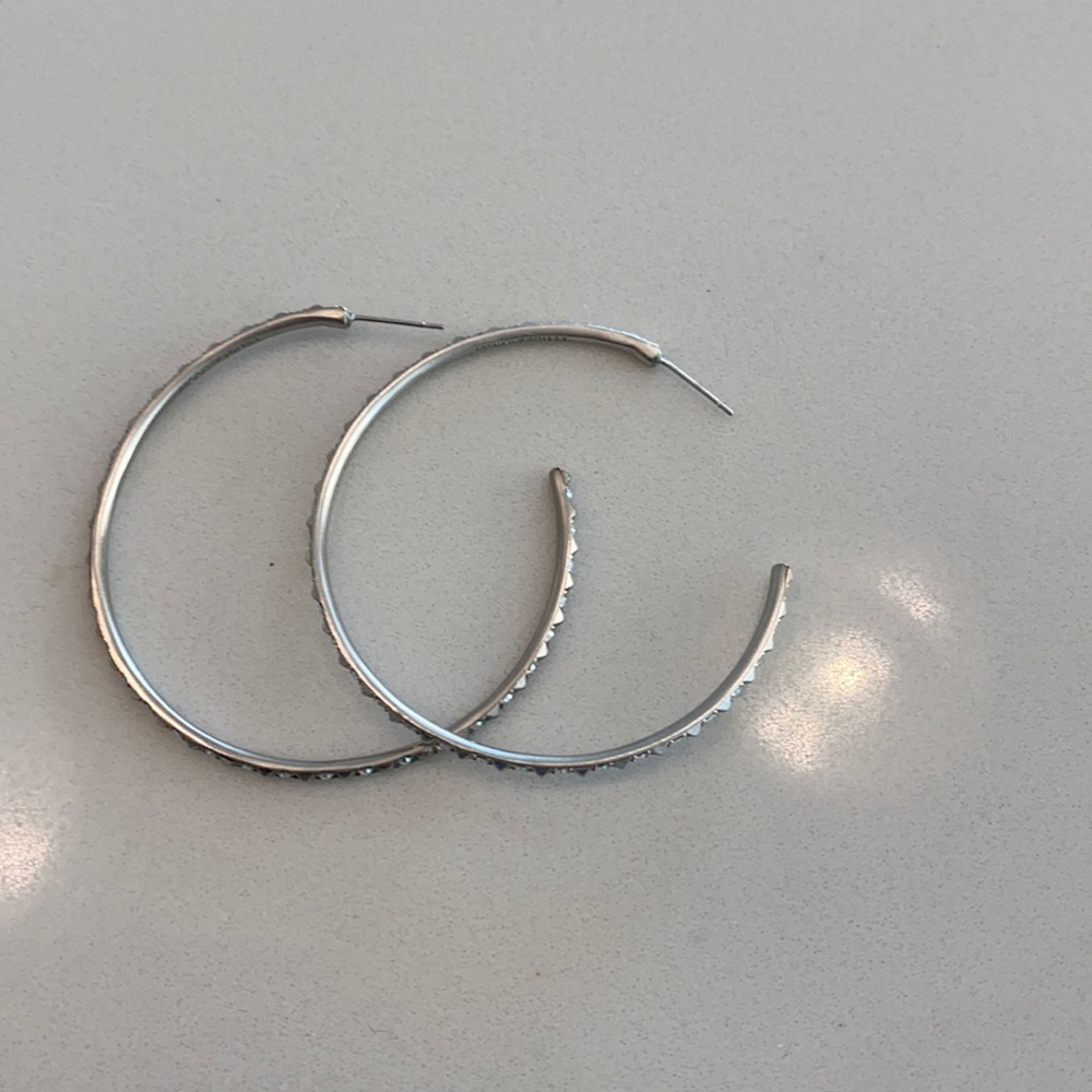 Kendra Scott silver hoops